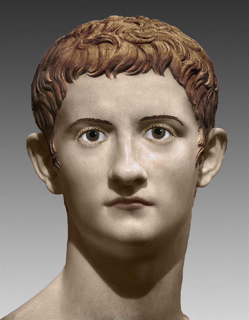 Marble portrait of Caligula